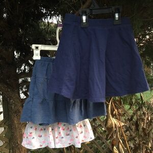 Bundle of 3 size 6 jumping beans cartwheel scooter skorts